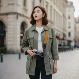 [골드스마일]감성 빈티지 카메라 스트랩 여행용 목걸이 넥스트랩 캠핑 출사