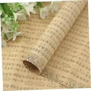 [문구] 크래프트 포장지 악보 디자인 종이