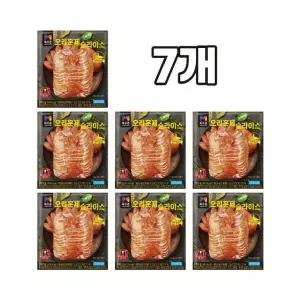 [셀러허브]목우촌 오메가3 오리훈제 슬라이스 180G x 7개 아이들반찬 (S45903456)