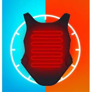 겨울철 야외활동 캠핑 작업용 USB충전식 발열조끼 내의 등산 혹한기용 초봄 경비