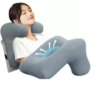 엎드림쿠션 낮잠 베개 다기능 엎드리기 구멍 쿠션 얼굴