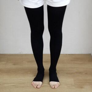 OMR-M371 의료용압박스타킹 발가락트임형 허벅지형 승무원 간호사 스튜어디스