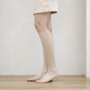 OMR-M281 의료용압박스타킹 발가락트임형 승무원 간호사 스튜어디스