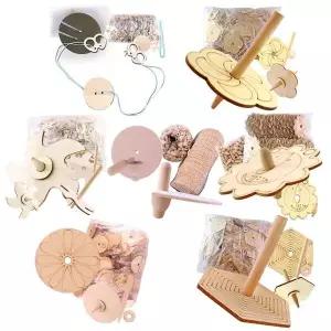 [콩심팥심]팽이만들기 그리기 전통 나무팽이 (대용량) 모양7종