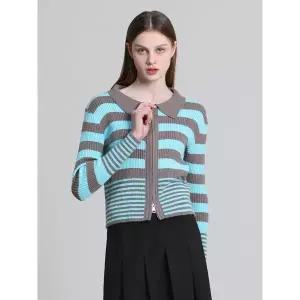 [르샵]투웨이 집업 스트라이프 가디건 택가격 69000원 _P419590018