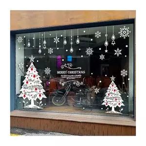 크리스마스 SO97KB10 더블트윙클트리 유리창문 데코스티커