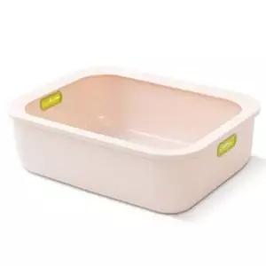 고양이 화장실 배변통 변기 핑크 고양이화장실 고양이변기