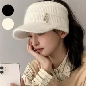 AF로고 선바이저캡 앙고라캡 여자골프모자 등산 캠핑