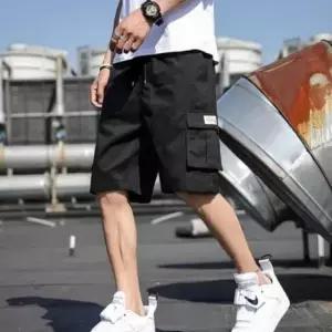 남자 카고 반바지 밴딩반바지 남자반바지