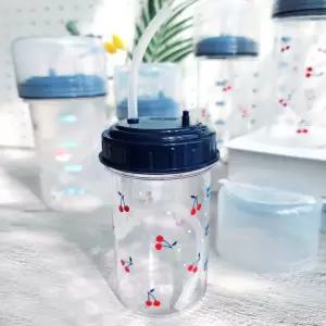 포뇨2  리얼 실리콘 빨대물병 시리즈1P컵물병 병원 요양원 유치원물병