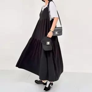 [하프클럽/] 골지얇은끈멜빵원피스 RAX372M603 빅사이즈