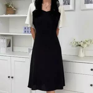 [하프클럽/] 오피스플레어반팔원피스 YPU385M603 빅사이즈