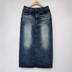 [아이우먼] 시티워싱면데님롱스커트 LOS804M603 빅사이즈_P419592627