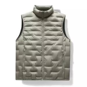 추동 남자 아이템 후드 트렌디 신국표 융털 아우터 차이나넥 패딩 조끼 압착 없는 HT4