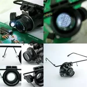 20배율 정밀작업용 외눈 확대경 확대안경 루페 돋보기