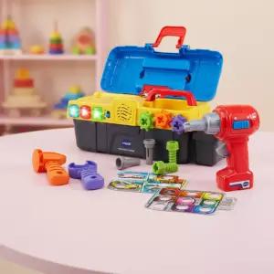브이텍 전동드릴 공구놀이세트 망치 전동그릴 효과음 장난감 소근육발달 직업놀이 어린이 유아