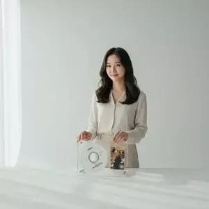 투명 아크릴 LP 음반 보관 케이스 LP판 수납 정리함 스탠드 거치대