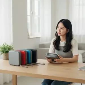 CD 정리함 방진 보관 케이스 DVD 수납함 40장 씨디홀더 보관함 거치대