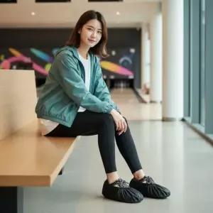 볼링화 덧신 신발 커버 미끄럼 방지 실내화 슈즈 방진 양말