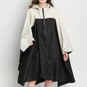 [하프클럽/]여성용 망토 가능한 SS 우비 휴대 자크 코트