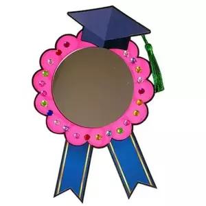 졸업 배지 만들기 졸업 거울 배지 수공예 파티용 셀프 재료 키트