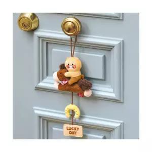 카카오프렌즈 럭키포니데이 행운 춘식이 문고리인형 데코인형