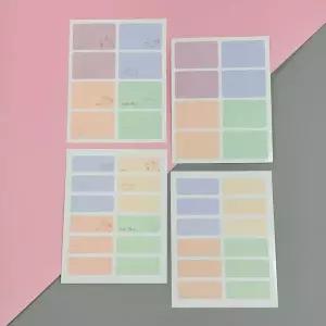 파스텔 미아방지 방수 의류 라벨 네임 스티커 2종