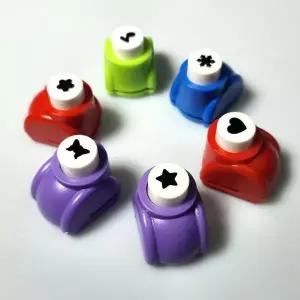 미니 모양 펀칭기 하트 별 꽃 모양 펀치