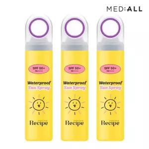 레시피 워터프루프 선 스프레이 SPF50+ 80ml 3개