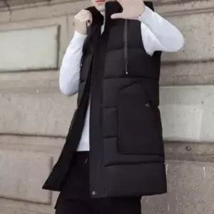 [하프클럽/]여성 패딩 FW 롱 베스트 포근한 후디 베스트