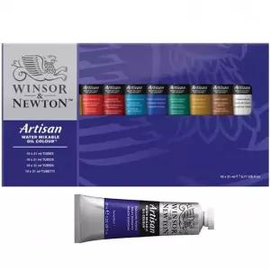 윈저 CB07FD65 아티잔 수성유화물감 37ml 10색세트