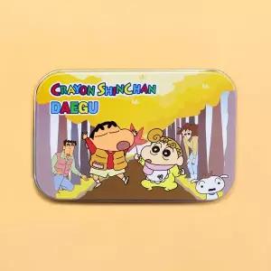 짱구는못말려 대구 스티커 틴케이스 세트 여행 기념품 1개 MNS