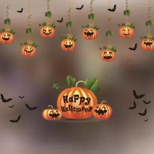 할로윈 YG14GH44 파티장식 호박 윈도우스티커 인테리어스티커