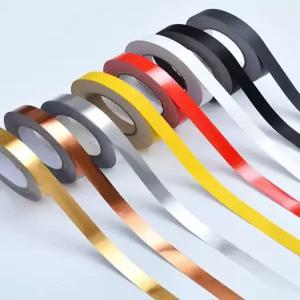 접착식 띠벽지 단색 15컬러 두꺼운 몰딩 스티커