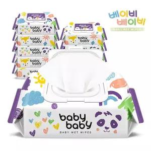 베이비베이비 베이비베이비 데일리 110매 10팩 캡형 대용량 아기물티슈 모음전