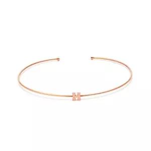 [비앤비골드] 14K H이니셜 오픈 뱅글 팔찌 PNB25300