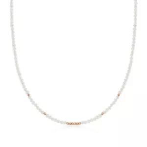 [비앤비골드] 14K 골드 세이스 컷팅볼 진주 목걸이 CHN41130