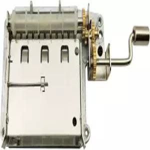 윙고스토어 30노트 핸드 크랭크 뮤직 박스 무브먼트와 구리 기어 DIY Make Your Music Tool Kit (30노트