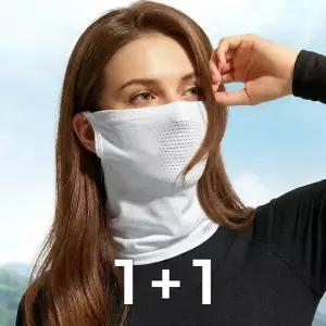 [1+1] 공용 UPF50 자외선차단 귀걸이형 쿨링 마스크 골프마스크