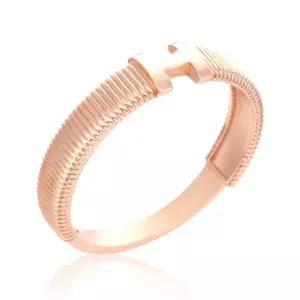 [비앤비골드] 14K 고딕H 촘촘 컷팅 스틱 반지 SRS38705