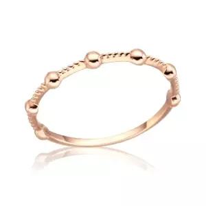 [비앤비골드] 14K 골드볼 스틱 촘촘볼 밴드 반지 SRS38742