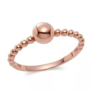 [비앤비골드] 14K 5.0mm 원형볼 패턴 반지 NPR35525