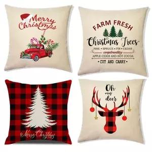 45커버 UL73YF16 크리스마스 쿠션 커버 3번메리2