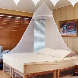 침대 캐노피 모기장 하늘하늘 돔형 아기방 원형 캐노피 모기장 대형