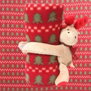 루돌프 AG84VK84 트리 무릎담요 크리스마스 선물 미니담요