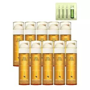 [맥스클리닉] 오일 폼 클렌징 골드 캐비어 대용량 110g 10개+샘플4개_P414566059