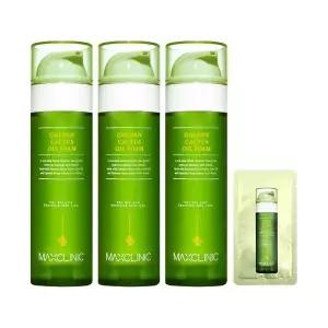 [맥스클리닉] 오일 폼 클렌징 골든 선인장 대용량 110g 3개+샘플_P386362405