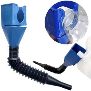 플라스틱 자동차 급유 깔때기 접이식 가솔린 엔진 차량 오토바이 오일