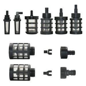 10 12 13MM 호스 파이프 필터 벤츄리 분무기 체크 펌프 밸브 네트