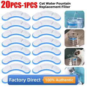 고양이 정수기 교체 필터 애완동물 음수 자동 청소 급수 도구 그릇 펌프 활성탄